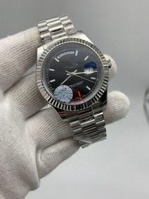 Roler Data Blacl Dial Solid Steel