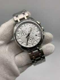 Tiss Classic White Dial on Solid Steel Strap