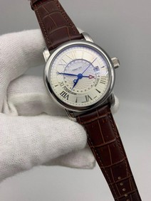 Montblanc Classic White Dial Rome Lither Strap