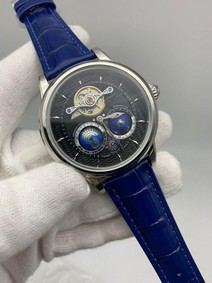 Montblanc Classic Chrono World BLue Lither Strap