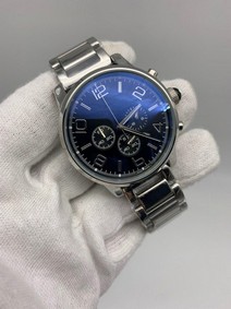 Montblanc Classic Solid Steel Black Dial