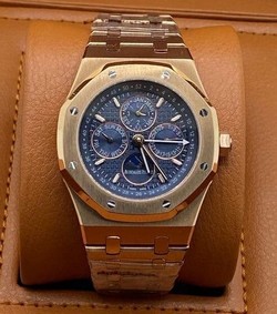 Audemars Piguet Blue Dial Perpetual Calendar High Version Gold
