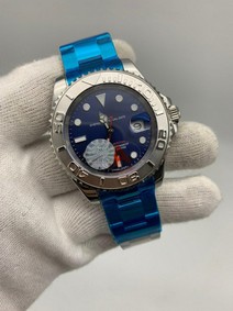 Rolers Data Blue Dial Solid Steel