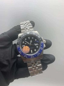 Rolers Master Black Dial Solid Steel Strap