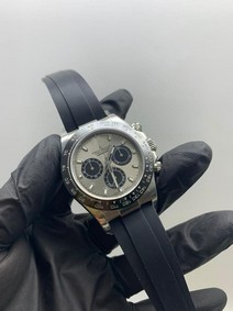 Rolers Datona Grey Dial Rubber Strap