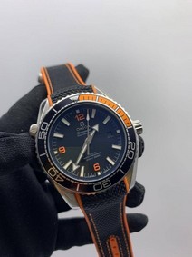 Omega Seamaster Orange Black Dial