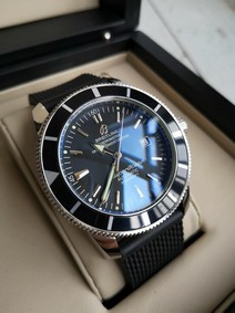 Breitling Chronometr Black Rubber Strap