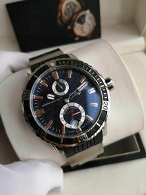 Ulysse Nardin Marine Silver Black