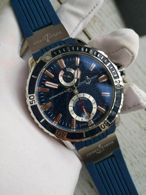 Ulysse Nardin Marine Silver Blue