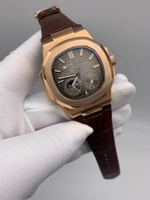 Patek Philippe Nautilus Gold Dial Duble Chrono High Version