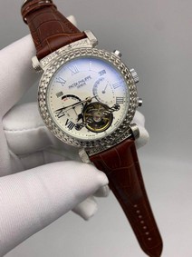 Patek Philippe Geneve Engraved White Dial