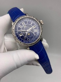 Patek Philippe Geneve Engraved Full Blue