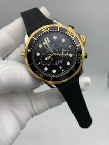 Omega Seamaster Chrono Black Gold