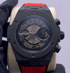 Big Bang Unico Black Ceramic HBF 1:1 Best Edition Black Skeleton Dial