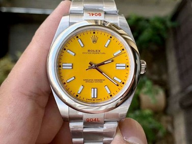 Rolex OYP001A - Oyster Pert. 41mm 124300 SS/SS Yellow EWF A3230