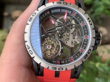 Roger Dubuis G041C - Excalibur Spider Skele Flying Tourb TI/RU Red BBR