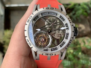 Roger Dubuis G041C - Excalibur Spider Skele Flying Tourb TI/RU White BBR