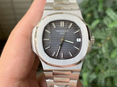 Nautilus 5711/1A PPF 1:1 Best Edition Grey Textured Dial on SS Bracelet 324CS V4