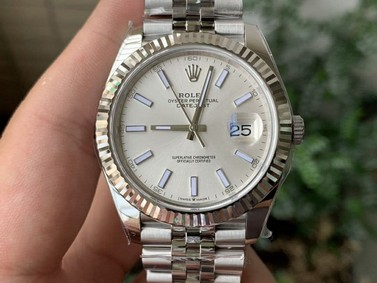 New DateJust 41 126334 ARF V3 1:1 Best Edition 904L Steel White Dial on Jubilee Bracelet A2824