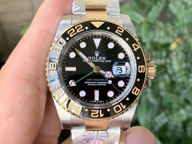 GMT-Master II 116713 LN Black Ceramic 904L Steel Wrapped Gold GMF 1:1 Best Edition SA3186 CHS V3