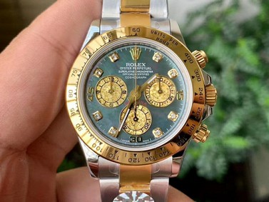 Daytona 116503 SS/YG JHF Best Edition Blue MOP Dial on SS/YG Bracelet A4130