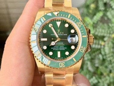 Submariner 116618 LV VRF Best Edition YG Wrapped Green Dial on YG Wrapped Bracelet A2836 MAX Version