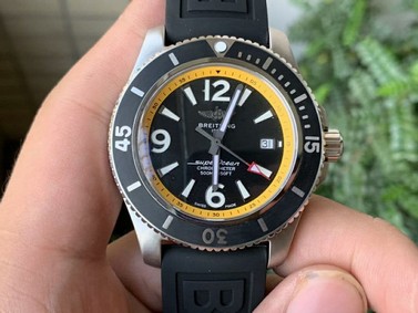 BSW0432A - Superocean 44mm DLC/RU Yellow TF Swiss 2824