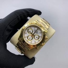 Roler Datona White Dial Gold Solid Steel