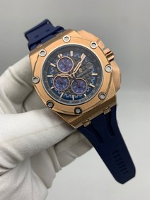 Audemars Piguet Royal Oak Offshore Blue Dial on Blue Strap