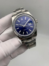 Rolex Datejust Blue Dial SS Strap