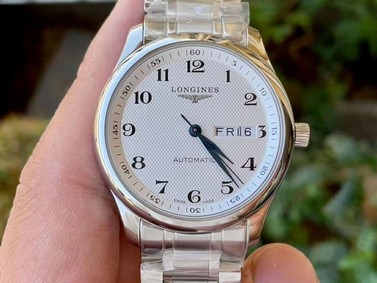 LON033D - Longines Master Moonphase SS/SS Wht/Num GSF A899