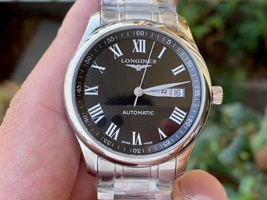LON033D - Longines Master Moonphase SS/SS Black/Rome GSF A899