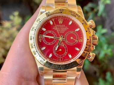 Rolex Daytona 116508LN YG/YG Red 904L Noob V4 A4130