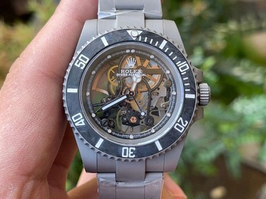 Andrea Pirlo Project Skeleton Submariner SS VRF Best Edition on SS Bracelet SA3130