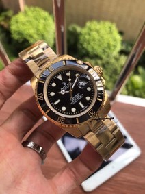 Rolex Submariner Black Dial Full Gold