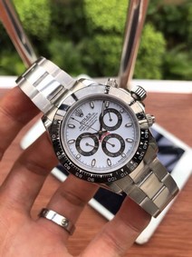 Rolers Dayona 116500 White Dial Solid Steel Ceramic Bezel