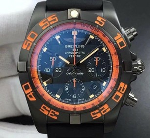 Avenger II Seawolf Chronograph PVD Titanium OXF Best Edition Black Dial on Black Nylon Strap 7750