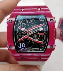 RM 67-02 High Jump Skeleton Dial on White Nylon Strap 6T51