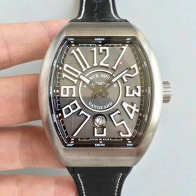Vanguard Mens Yachting V45 TI/LE/RU Black/Wht ZF MY9015 1:1