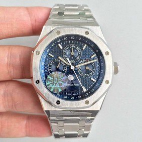 Royal Oak Perpetual Calendar 26574 SS/SS Blue JF A5134