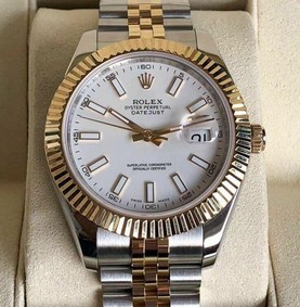 Rolex Datejust White Dial SG Strap