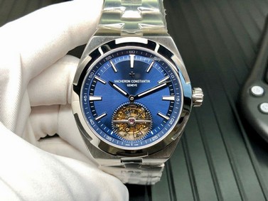 Traditionnelle Tourbillon SS EURF Best Edition Blue Dial on SS Bracelet