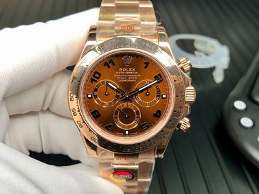 Daytona 116505 RG Noob 1:1 Best Edition 904L SS Case and Bracelet Chocolate Dial SA4130 V4