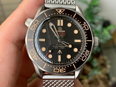 Seamaster 300 "No Time to Die" Limited Edition VSF 1:1 Best Edition on SS Mesh Bracelet A8806 V3