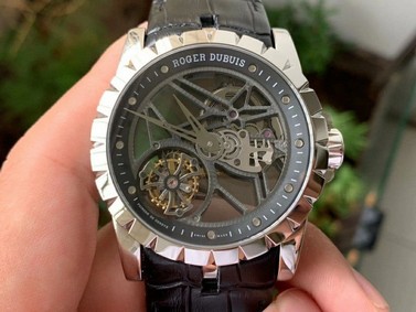 Excalibur Rddbex0392 SS BBR Best Edition Skeleton Dial on Black Leather Strap A2136 Tourbillon