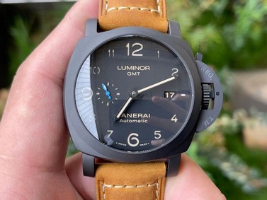PAM1441 U VSF 1:1 Best Edition Black Dial on Brown Asso Strap P.9011 Super Clone