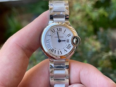 CAR0499 - Balon Bleu Ladies 28mm SS/SS Wht V6F V7 Swiss Qtz