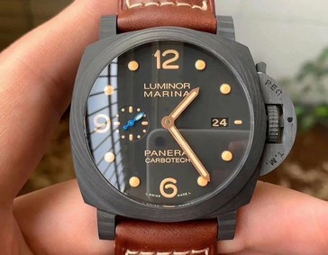 Pan Luna Chocolate Dial Lither Strap