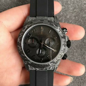 Daytona DIW Carbon OMF Best Edition Black/Black Dial on Black Leather Strap A4130