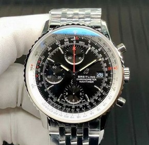 Breitling Navitimer Chronograph 41 SS/SS Black KOR 7750